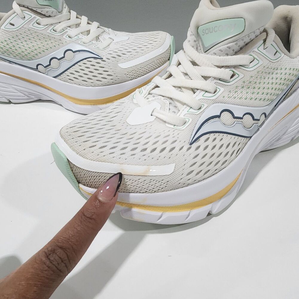 Saucony Guide 17 White Peel S10936-220 Women’s Running Sports Sneakers Sizes 7 - Picture 4 of 10